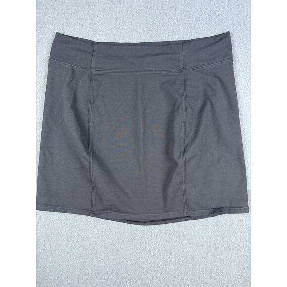 Athleta Athletic Skirt Black Women’s Medium Casual Golf Yoga Athleisure Skirt - Picture 1 of 7